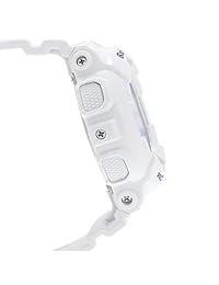 Casio Mujer Baby G ba110be-7 a Color Blanco De Goma Cuarzo Reloj Deportivo