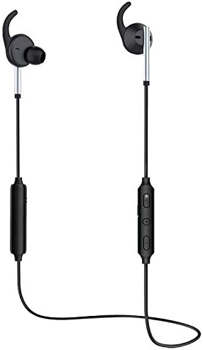 Active Noise Cancelling Bluetooth Earphones with Microphone, Zhcity Bluetooth V4.1 Wireless Headphones In Ear Earbuds Deep Bass HIFI Stereo Sound, 8 Hrs Playtime for Travel, Work (Black)