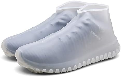 Hothuimin Silicone Boot and Shoe Covers, Reusable Rain Socks, Waterproof Traveling Elasticity Gear Boot Overshoes for Men,Women,Kids