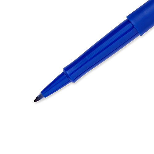 Paper Mate Flair Felt Tip Pens, Medium Point, Blue, 12-Count thumbnail