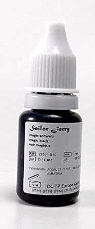 SAILOR JERRY MAGIC BLACK 10ml - deutsche Tattoofarbe mit Zertifikat - INKgrafiX® IG04185 Tattoo INK
