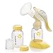 Medela, Harmony Breast Pump, Manual Breast Pump, Portable Pump, 2-Phase Expression Technology, Ergonomic Swivel Handle, Easy to Control Vaccuum, Designed for Occasional Use primary