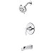 Pfister Jaida Tub & Shower Trim Kit with Restore Technology, Valve and Cartridge Included, 1-Handle, Polished Chrome Finish, 8P8WS2JDSC