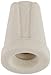 NSI TOP-M-D Easy-Twist Medium Ceramic Wire Connector, 22-10 AWG at 600 V, Splicing Wire, 1000 F Max, White with Pack of 15