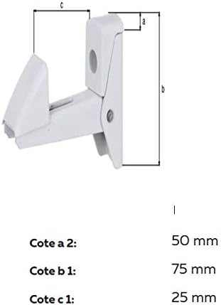 Gah-Alberts 307769 Door and Gate Stopper Self-Closing 20-50 mm Aluminium White - Image 3