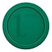 Pyrex 322-PC Green Round Plastic Replacement Food Storage Mixing Bowl Lid Made in USA