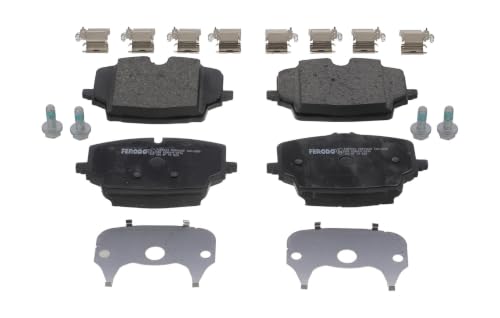 FERODO Plaquettes de freins Avant préparé pour l'indicateur d'usure Épaisseur 18,5mm avec accessoires FDB5543 Compatible avec BMW X1 U11 2 Active Tourer U06, MINI Cooper F65, F66