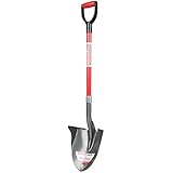 Root Assassin One Shot Garden Shovel, 43" D-Handle