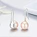 925 Sterling Silver Earrings Swarovski Crystal (Pearl)