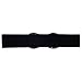 eVogues Plus Size Rhinestone Studded Elastic Belt Black - One Size Plus