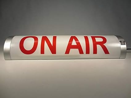 Deko Lampe Hinweis Lampe On Air Wandleuchte Studiolampe Amazon De Beleuchtung On Air Lampe