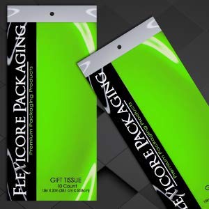 Flexicore Packaging| Gift Wrap Tissue Paper|15"x20"|100 Count (Lime Green, 100 Sheets)