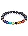 Butiline Healing Therapy Bracelets, Stone Beads Stretch Strand Bracelets for Men and Women