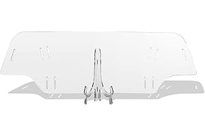 WINDBLOX Z3 Wind Deflector, Clear Lexan, Windscreen, Windblocker, Windstop