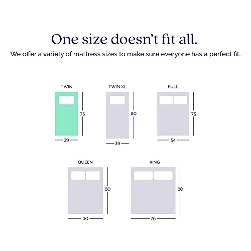 Signature Sleep Contour 8" Reversible Mattress, Independently Encased Coils, BedinaBox, Twin