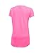 Under Armour Girls' Big Logo T-Shirt, Pink Punk/Stealth Gray, Youth Large