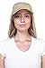 Top Level Fishing Sun Cap - Ear Neck Flap Hat, Khaki
