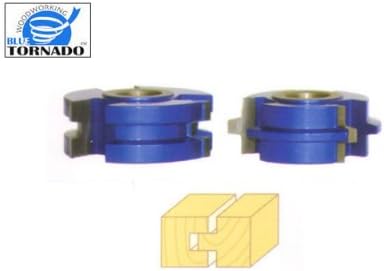Wedge Tongue & Groove Shaper Cutters - B 3/4 | D 2-5/8 | CL 1