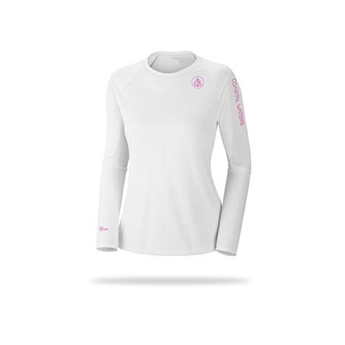 Womens UPF 50+ UV Long Sleeve Sun Protection Crew Neck Long Sleeve T