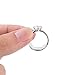 Ring Size Adjuster Invisible Ring Adjuster Sizer Reducer with Jewelry Polishing Cloth for Loose Rings, 10 Pieces, 6 Sizes
