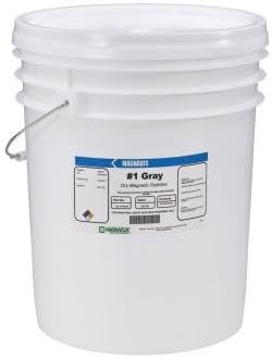 Magnaflux Magnavis Dry Method Non-Fluorescent Magnetic Powders, #8A Red, 45 lb Pail