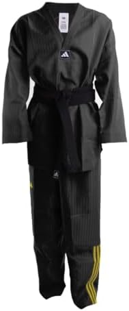 Amazon.com: adidas Eco Fighter 3 Taekwondo Black V-Neck Ultralight