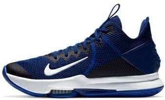lebron shoes blue and white