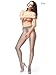 Miss O 40 Denier Open Crotch Pantyhose-Black-Small/Medium