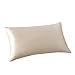 ALASKA BEAR - Natural Silk Pillowcase, Hypoallergenic, 19 momme, 600 thread count 100 percent Mulberry Silk, Queen Size with hidden zipper (1, Cream)