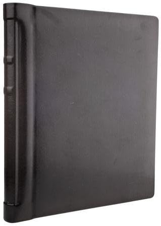 Black Wedding Bound Album, Front Padded Self Adhesive, Holds 20 4x6 Photos