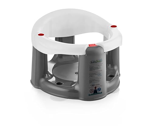 Babyjem Baby Badesitz Babybadesitz Badewannesitz Babywanne Sitz, Weiß