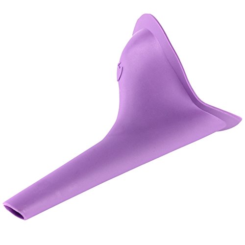 Travel Female Urinals, Portable Women Standing Pee Urination Funnel Device Outdoor Movable Reusable Toilet, Spill Proof, Anti-backflow (4 Pcs Purple) - Thumbnail 6