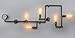 Electro_BP;Vintage Metal Water Pipe Wall Lamp Max 200W With 5 Lights Painted Finish