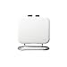 Mill CUS1500MECWA PTC Ceramic Fan Heater-White, Sides, Black Body