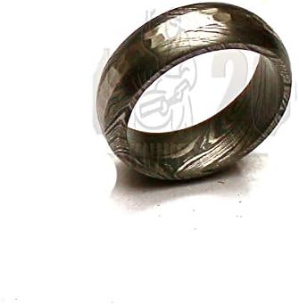 PAL 2000 RINGS Damascus Steel Mens And Womens Wedding Ring Damascus Liner Wedding Band 8640