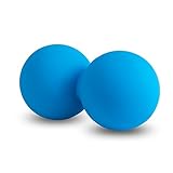 Fronnor Silicone Elastic Peanut Yoga Massage Massager Ball Rollers Back Trigger Point Therapy Sports Gym Release Excise Mobility Tools (Blue)