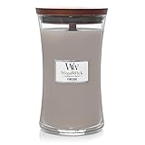 WoodWick Large Hourglass Candle Fireside, Gray