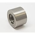 Down Range Products 1/2" x 28 Bull Barrel Thread Protector .930 Dia. Stainless 5/8" Long Smooth #4144