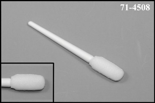 (Bag of 500 Swabs) 3" Keyboard and Electronic Cleaning Foam Swab: 71-4508