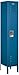 Salsbury Industries 61152BL-U Single Tier 12-Inch Wide 5-Feet High 12-Inch Deep Unassembled Standard Metal Locker, Blue