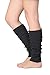Isadora Paccini Women's Cable Knit Leg Warmers, One Size, LW14, Charcoal