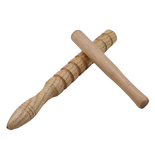 SOURBAN Musical Instrument Guiro Scraper Wooden Handle Percussion Toy