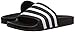 adidas Originals Kids' Adilette Slide, black/white/black, 3 M US Little Kid