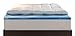 Sleep Innovations Dual Layer 4 Inch Memory Foam Mattress Topper, Twin Size, Medium Support, 2 Inch Cooling Gel Memory Foam Plus 2 Inch Pillow Top Cover