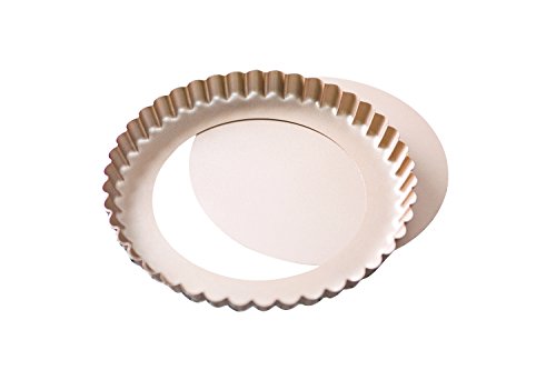 Bakerdream Tart Pan Removable Bottom, 8 Inch Quiche Pan, Fluted Tart Pan (1) - Thumbnail 6