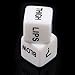 Amosfun 2Pcs Sex Game Dice Set Funny Adult Games Sex Dice Erotic Gambling Crap for Lovers Couples (White)thumb 1