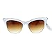 SA106¨ Womens High Point Squared Half Rim Look Cat Eye Sunglasses