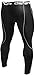 Defender Men's Compression Tights Pants Underlayer Skin Sports Hockey BS_L
