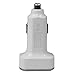 Car Charger 4 Port USB 5.2A Smart Intelligent for Apple Android Devices iPhone 7 Plus 6s Samsung White )