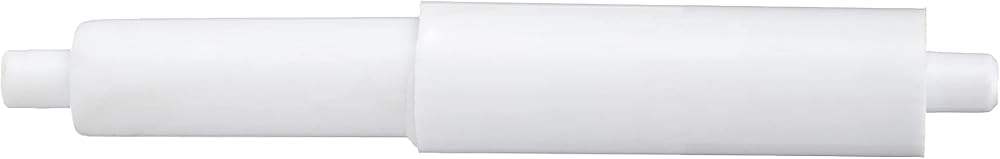 Merriway BH03033 Spring Loaded Toilet Roll Holder Insert White